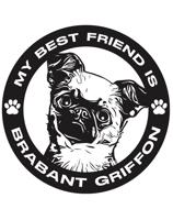Hrnek s potiskem Brabantského grifonu - skvělý dárek pro milovníky psů