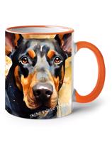 Hrnek s potiskem Dobrman - skvělý dárek pro milovníky psů