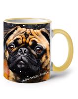 Hrnek s potiskem Mopsíka- skvělý dárek pro milovníky psů