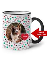 Hrnek s vlastním potiskem, fotkou či textem pejska - mnoho krásných šablon