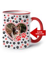 Hrnek s vlastním potiskem, fotkou či textem pejska - mnoho krásných šablon