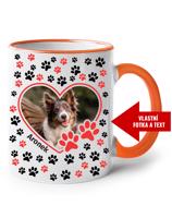 Hrnek s vlastním potiskem, fotkou či textem pejska - mnoho krásných šablon