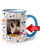 Hrnek s vlastním potiskem, fotkou či textem pejska - mnoho krásných šablon