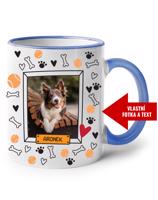 Hrnek s vlastním potiskem, fotkou či textem pejska - mnoho krásných šablon
