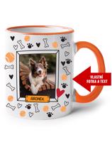Hrnek s vlastním potiskem, fotkou či textem pejska - mnoho krásných šablon
