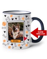 Hrnek s vlastním potiskem, fotkou či textem pejska - mnoho krásných šablon