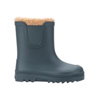 IGOR ZATEPLENÉ ZIMNÍ HOLÍNKY VERONA BORREGO Gris Petroleo Dětské barefoot holínky - 22