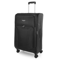 ITACA XL látkový rozšířitelní kufr na kolečkách 83L - polyester - černý
