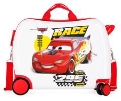 JOUMMABAGS Dětský kufřík na kolečkách - odražedlo - Disney Cars Joy