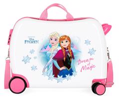 JOUMMABAGS Dětský kufřík na kolečkách - odražedlo - Disney Frozen