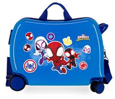 JOUMMABAGS Dětský kufřík na kolečkách - odražedlo - Marvel Spidey Amazing Friends - 34L