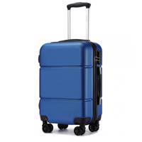 Kabinový ABS kufr KONO s TSA zámkem - 33L - navy KSK2485