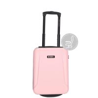 Kabinový kufr podsedadlový ABS 22L Enrico Benetti - růžový - dvě kolečka