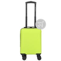 Kabinový kufr podsedadlový ABS 25L Enrico Benetti - citronově zelená