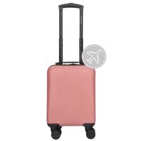 Kabinový kufr podsedadlový ABS 25L Enrico Benetti - starorůžová
