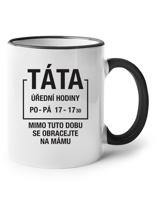 Keramický hrneček  Táta úřední hodiny - originální dárek