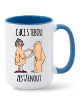 Keramický hrnek - Chci s tebou zestárnout