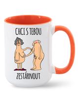 Keramický hrnek - Chci s tebou zestárnout