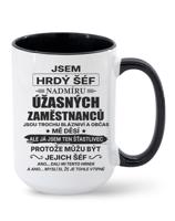 Keramický hrnek - Jsem hrdý šéf