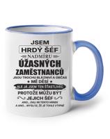 Keramický hrnek - Jsem hrdý šéf