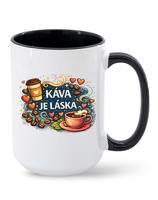 Keramický hrnek Káva je láska 2 - ideální dárek