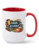 Keramický hrnek Káva je láska 2 - ideální dárek
