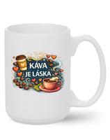Keramický hrnek Káva je láska 2 - ideální dárek