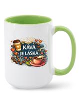 Keramický hrnek Káva je láska 2 - ideální dárek