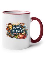 Keramický hrnek Káva je láska 2 - ideální dárek