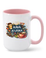 Keramický hrnek Káva je láska 2 - ideální dárek