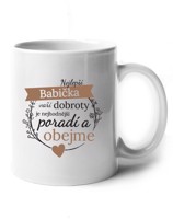 Keramický hrnek Nejlepší babi - levný ale vkusný dárek