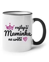 Keramický hrnek Nejlepší maminka na světě - levný ale vkusný dárek