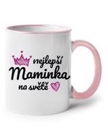 Keramický hrnek Nejlepší maminka na světě - levný ale vkusný dárek