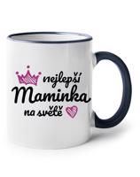 Keramický hrnek Nejlepší maminka na světě - levný ale vkusný dárek
