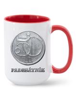 Keramický hrnek padesátník - ideální dárek k 50. narozeninám