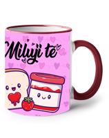 Keramický hrnek pro zamilované, Miluji tě