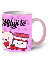 Keramický hrnek pro zamilované, Miluji tě