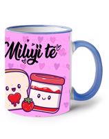 Keramický hrnek pro zamilované, Miluji tě