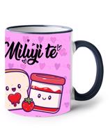 Keramický hrnek pro zamilované, Miluji tě