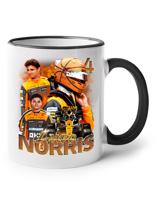 Keramický hrnek s motivem závodníka F1 -  Lando Norris - pro milovníky motosportu