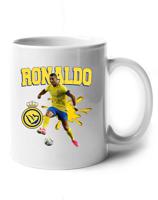 Keramický hrnek s potiskem  Cristiano Ronaldo - Al Nassr -  hrnek pro milovníky fotbalu