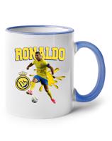 Keramický hrnek s potiskem  Cristiano Ronaldo - Al Nassr -  hrnek pro milovníky fotbalu