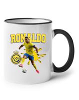 Keramický hrnek s potiskem  Cristiano Ronaldo - Al Nassr -  hrnek pro milovníky fotbalu