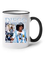 Keramický hrnek s potiskem Diego Maradona -  keramický hrnek pro milovníky fotbalu