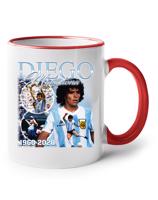 Keramický hrnek s potiskem Diego Maradona -  keramický hrnek pro milovníky fotbalu