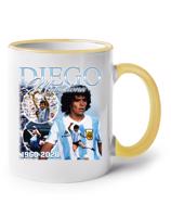 Keramický hrnek s potiskem Diego Maradona -  keramický hrnek pro milovníky fotbalu
