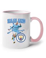 Keramický hrnek s potiskem Erling Braut Haaland - Manchester city -  keramický hrnek pro milovníky fotbalu