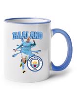 Keramický hrnek s potiskem Erling Braut Haaland - Manchester city -  keramický hrnek pro milovníky fotbalu