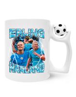 Keramický hrnek s potiskem Erling Braut Haaland - Manchester city -  keramický hrnek pro milovníky fotbalu