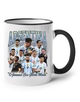 Keramický hrnek s potiskem Fotbalového týmu Argentiny -  hrnek pro milovníky fotbalu